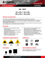 Espuma AR-AFFF 3% 20L UL 162