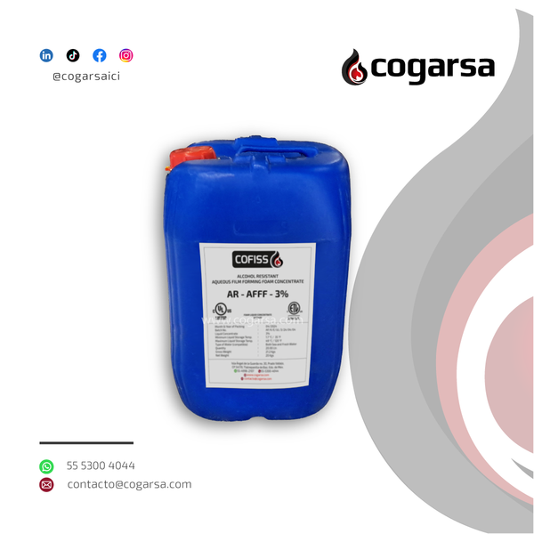 Espuma AR-AFFF 3% 20L UL 162