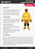 Kit Traje de Bombero Brigadista