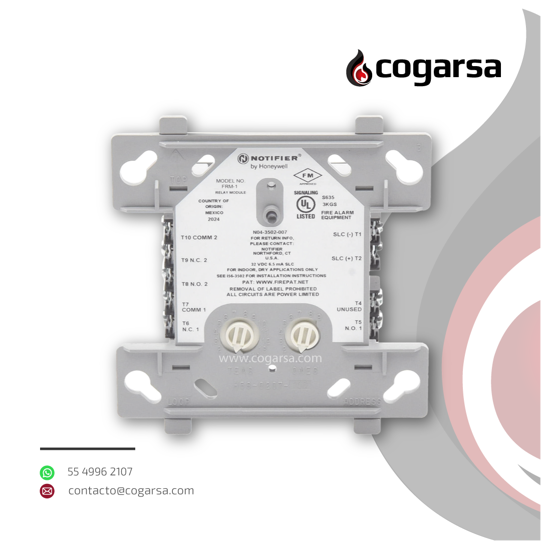 FRM-1 ADDRESSABLE RELAY NOTIFIER — COGARSA
