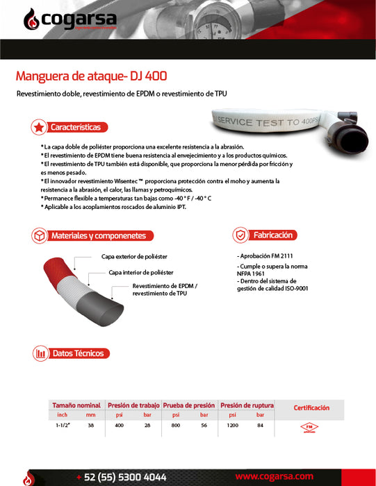 Manguera HH DJ 400